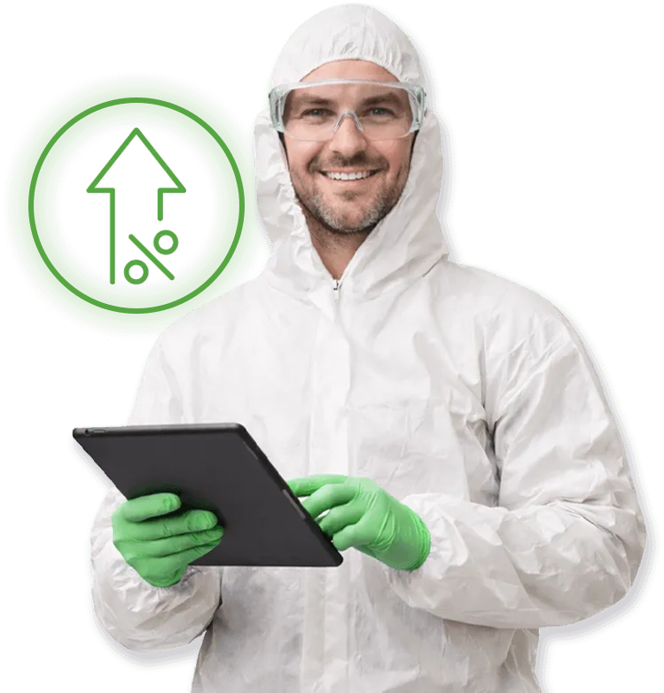 disinfestatore con tablet
